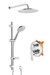 Душевой комплект Swedbe Platta 5536 хром